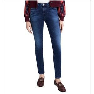 AG The Prima Cigarette Skinny Jeans Womens 26 Blue Mid Rise Adriano Goldschmied